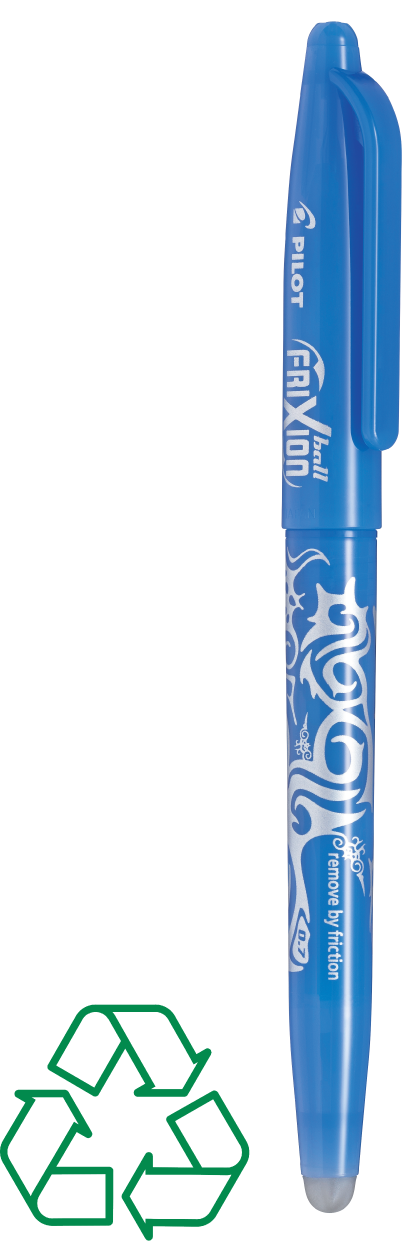 Roller effaçable Pilot personnalisable Frixion Bleu ciel